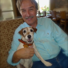 Hubby and Uggie - Love all around